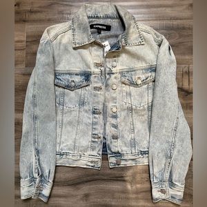 Express Faded Denim Jacket
